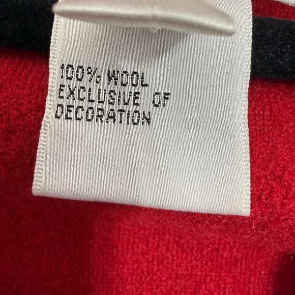 Talbots Red Embroidered Button-Front Jacket - Picture 10 of 12